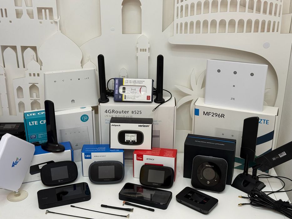 Мобільний WiFi 4G/5G роутер + антени