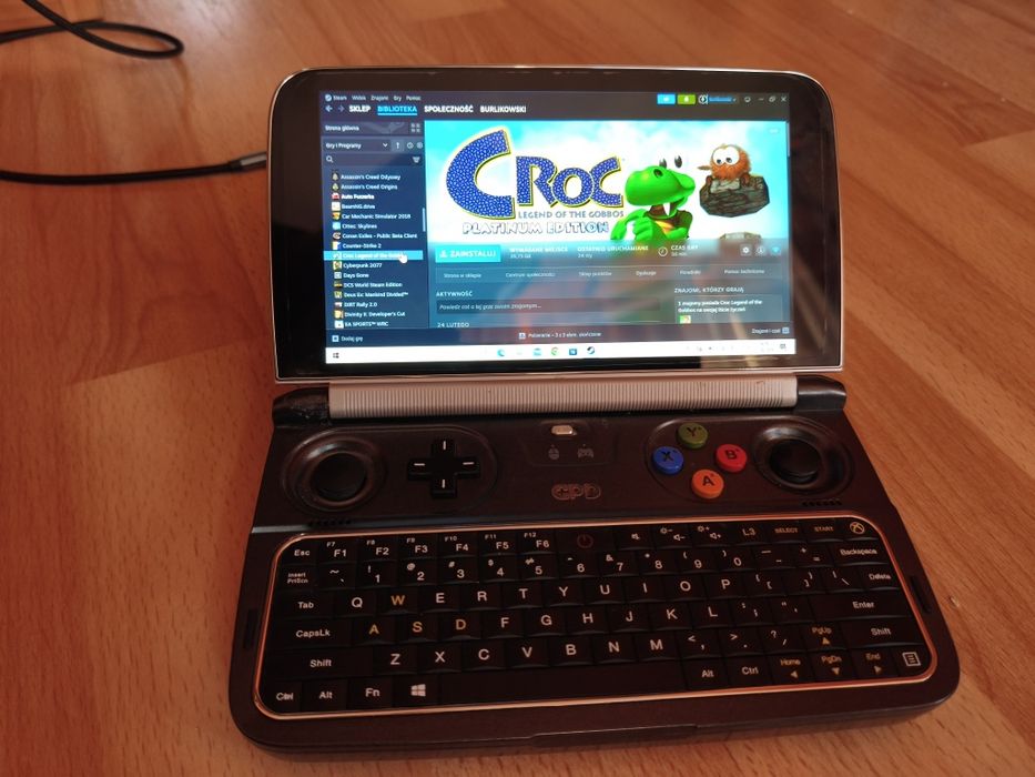Gpd win 2 konsola, handheld Windows 10