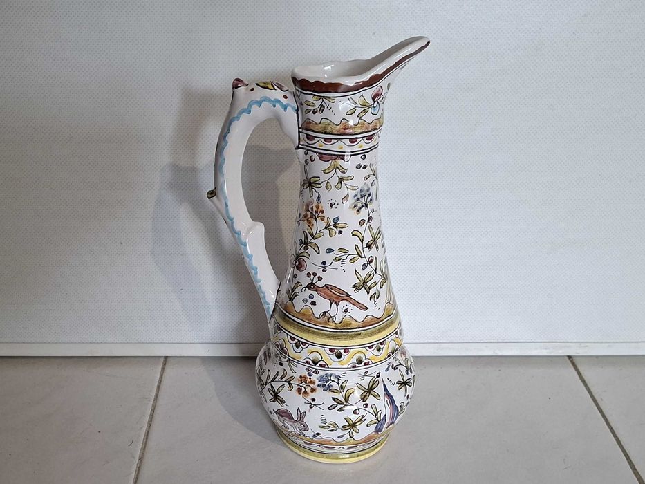 Jarro de Cerâmica Berardos Séc. XVII, pintado à mão