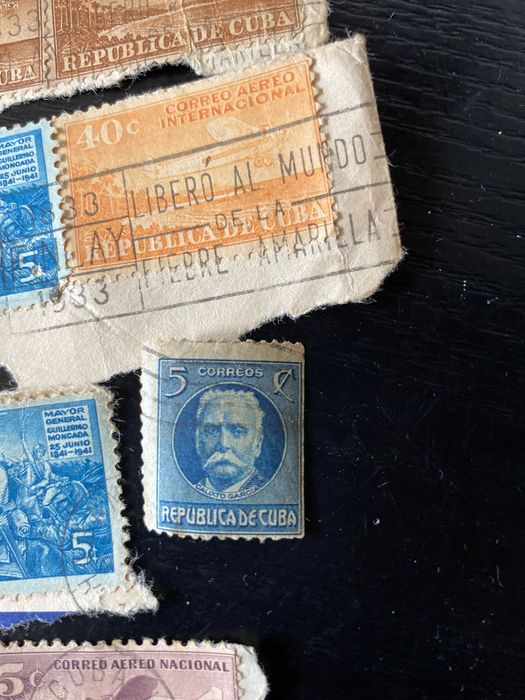 Selos postais antigos de Cuba