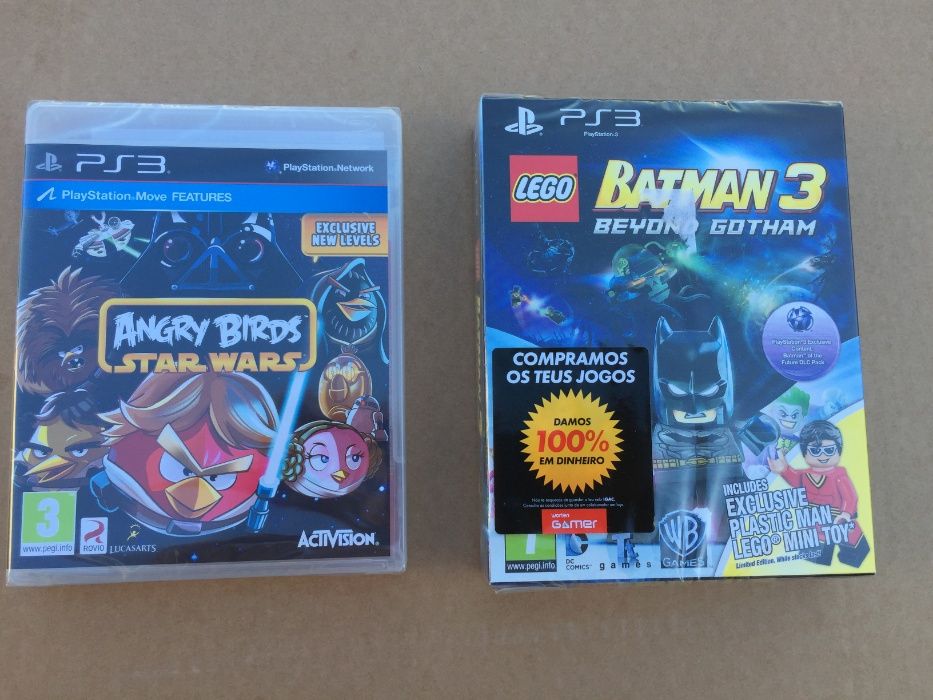 Jogos PS4 XBOX One PS3 Lego Star Wars Hobbit Jurassic PES Hitman etc