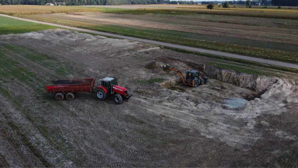 Usługi koparko-ładowarką