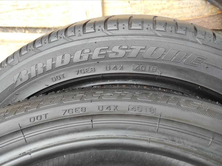 Bridgestone Dueler H/P Sport 225/45r19 4шт, 18год, 6,4мм, ЛЕТО. Привезены из Германии