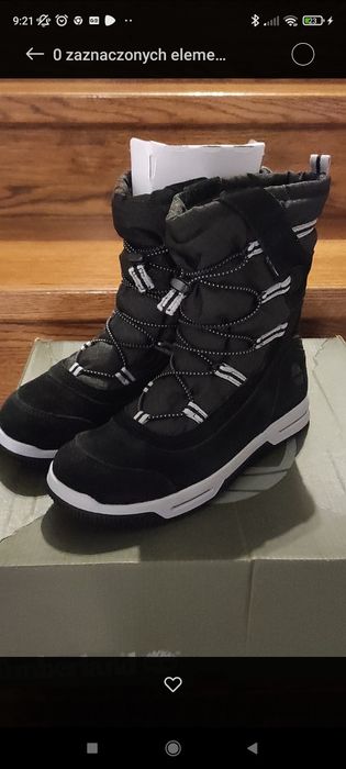 Nowe Zimowe śniegowce Timberland rozm. 38