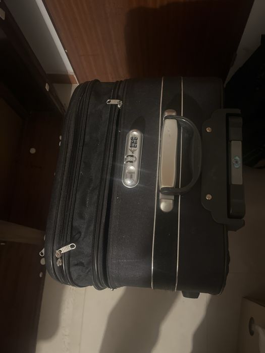 Mala de viagem grande azul