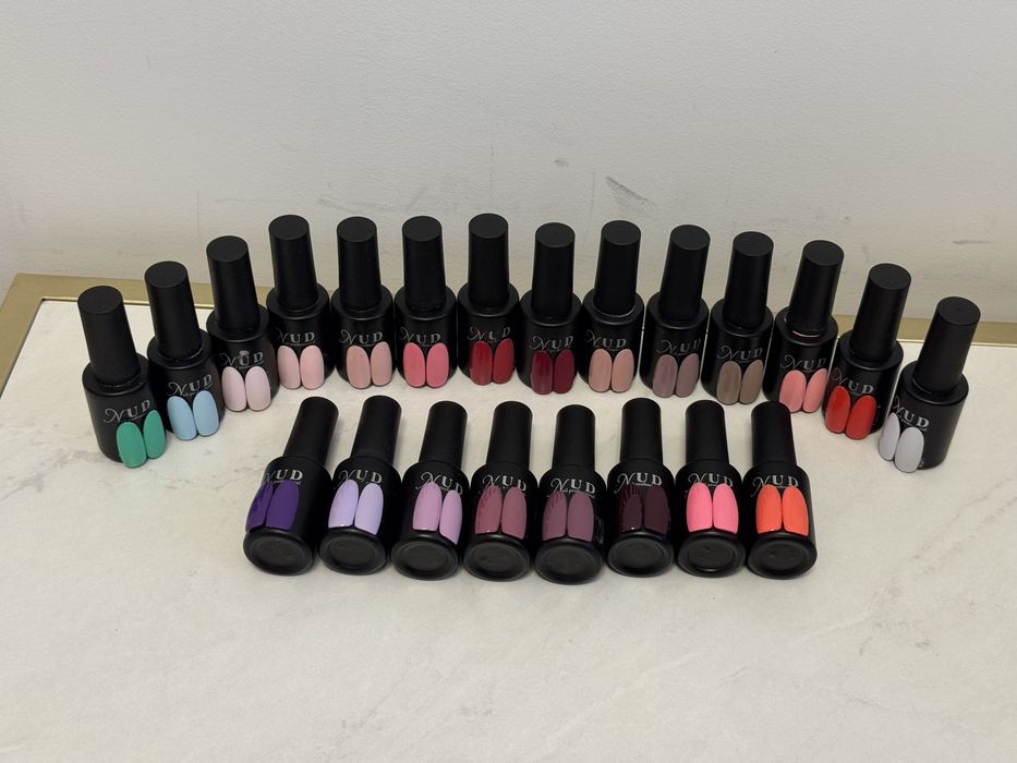zestaw lakierów hybrydowych NUD Professional – 22 kolory