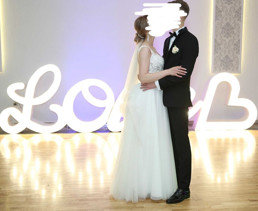 Suknia ślubna 36/38 ivory