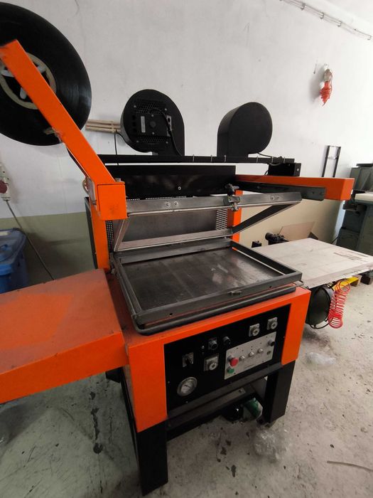 Máquina Seladora em L com Compressor de Ar Pneumático