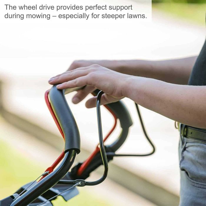 Бензинова газонокосарка Scheppach MS173-51E косярка Самохідна косарка