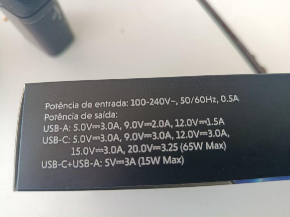 Carregador ultra rápido