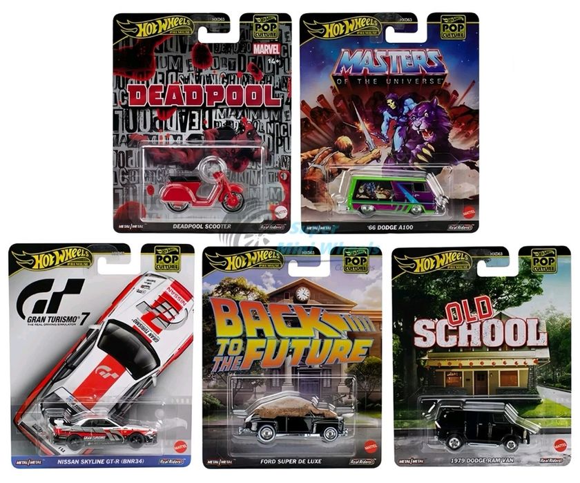 Set Completo Pop Culture Hot Wheels Premium