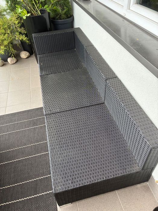 Polirattanowy zestaw wypoczynkowy