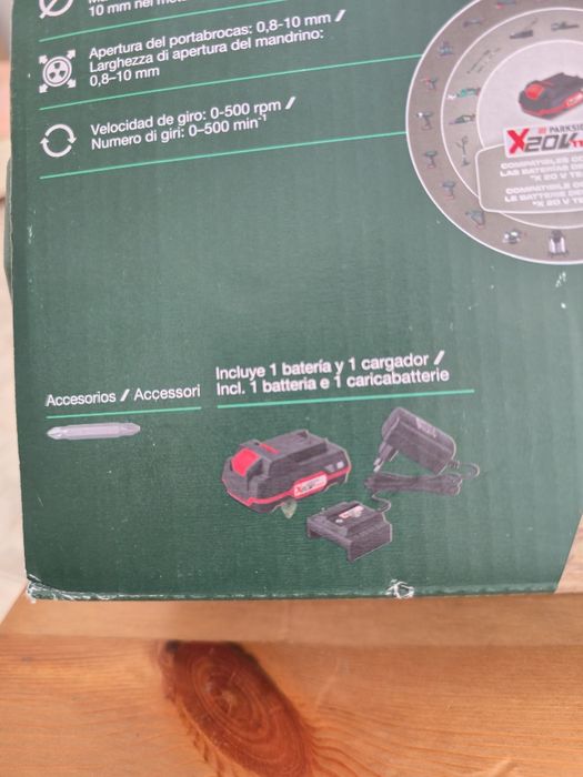 Parafusadeira/Berbequim Parkside 20V