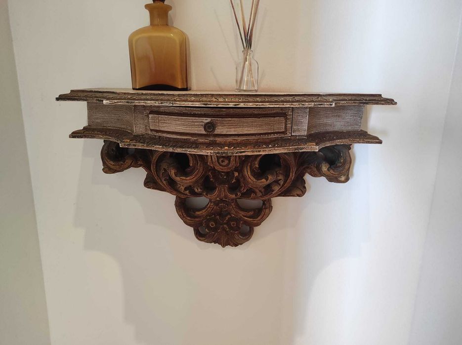 Prateleira vintage madeira