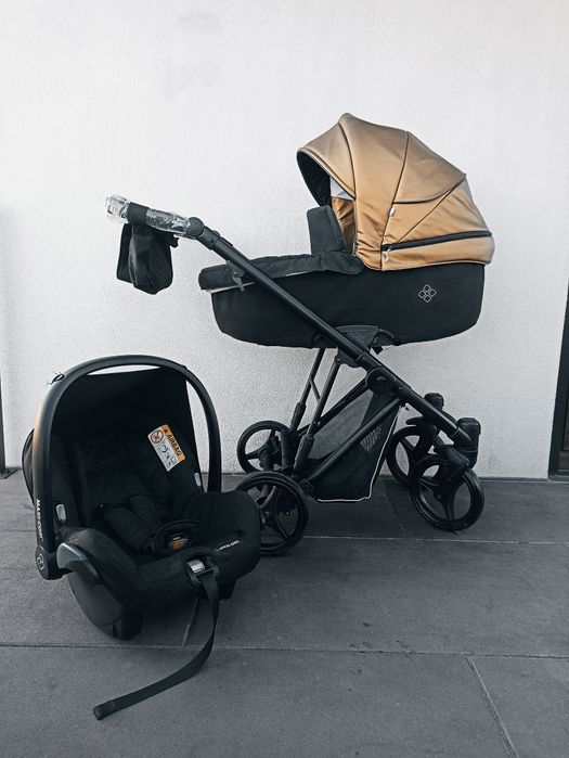 Wózek 2/1 Bebetto nitello gondola z fotelikiem maxi Cosi