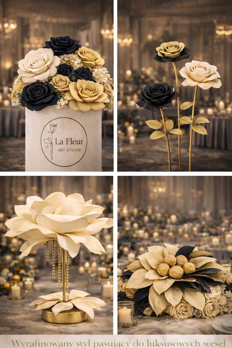 Spektakularne dekoracje wielkoskalowe na wesela i eventy