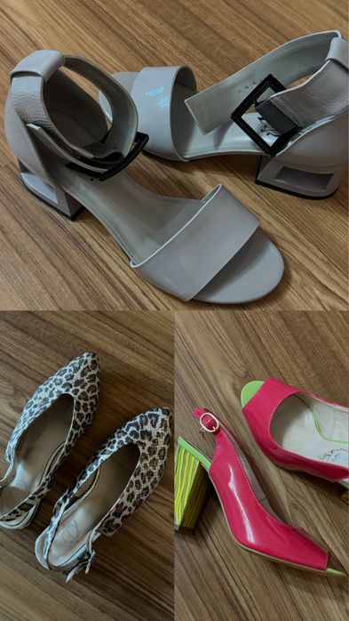 Босоніжки , слінгбеки натуральна шкіра