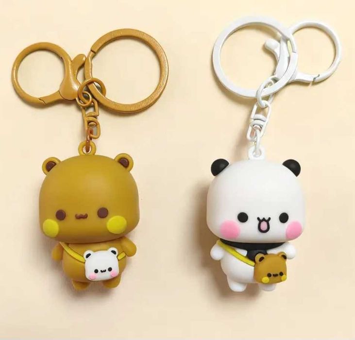 Breloki Bubu i Dudu uroczy duet dla zakochanych