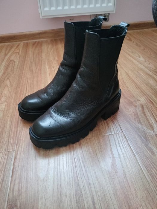 Botki zimowe damskie 38