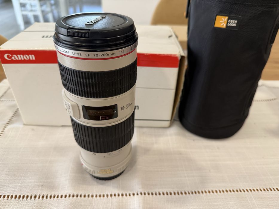 Canon EF 70-200mm f/4 L IS (estabilizada) - impecavel