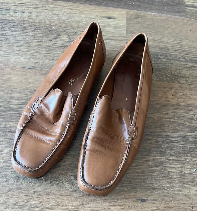 Buty Donna Carolina, brązowe, rozmiar 38,5, skórzane