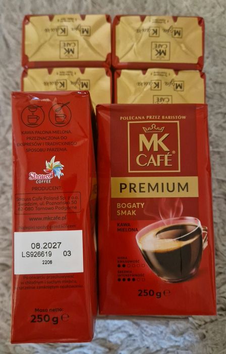 Kawa MK Cafe Premium mielona 12 sztuk