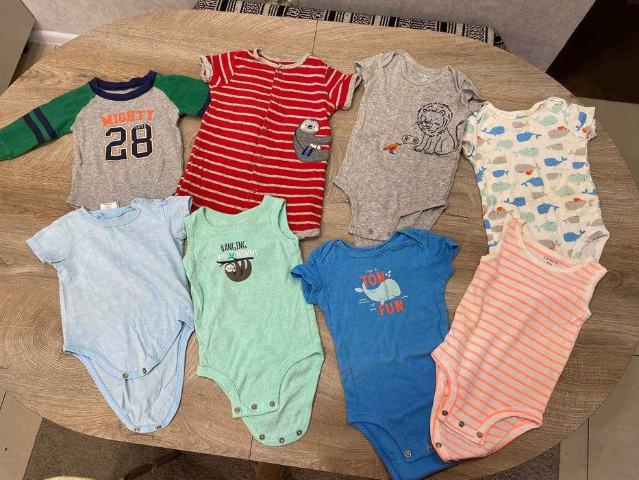 ЛОТ БОДІ КОЛГОТИ РІЗНЕ zara H&M bembi Carter`s хлопчик новонароджений. дешево