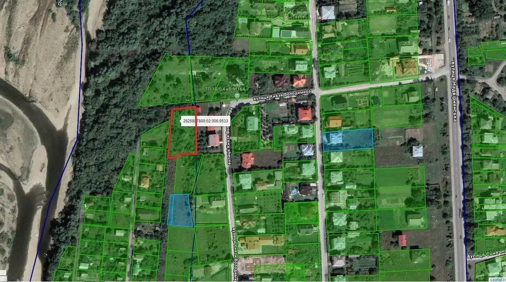 Цікава земельна ділянка в передмісті Франківська