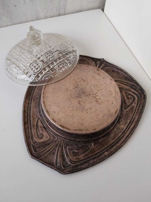 Vintage Candy Box with Glass Lid422668274699479042