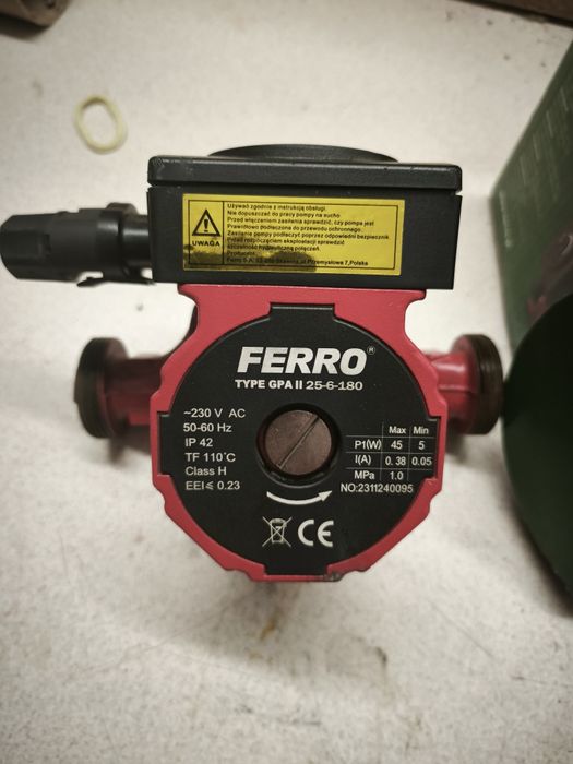 Ferro pompa elektroniczna obiegowa GPA II 25-6-180 Weberman 0602W