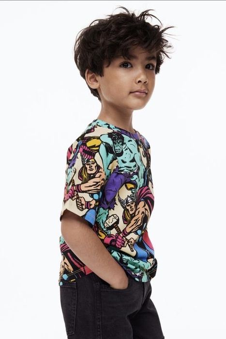 H&m футболка marvel для хлопчика 4-6 років 110-116