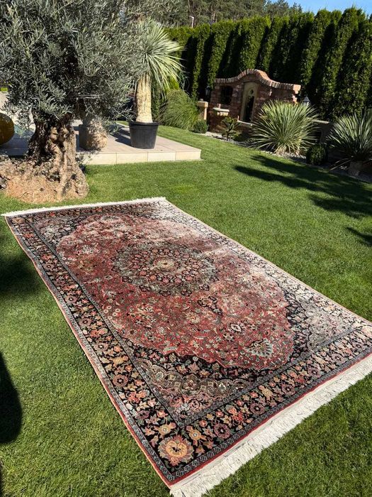 Jedwabny ręcznie tkany dywan perski GHOUM / Qom 310x185 galeria 35 tyś