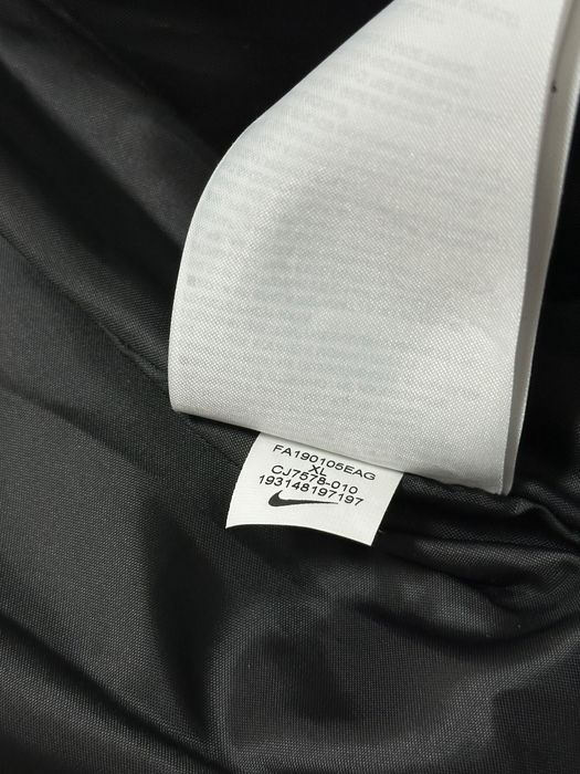 Пуховик куртка Nike NSW чорна демісезон