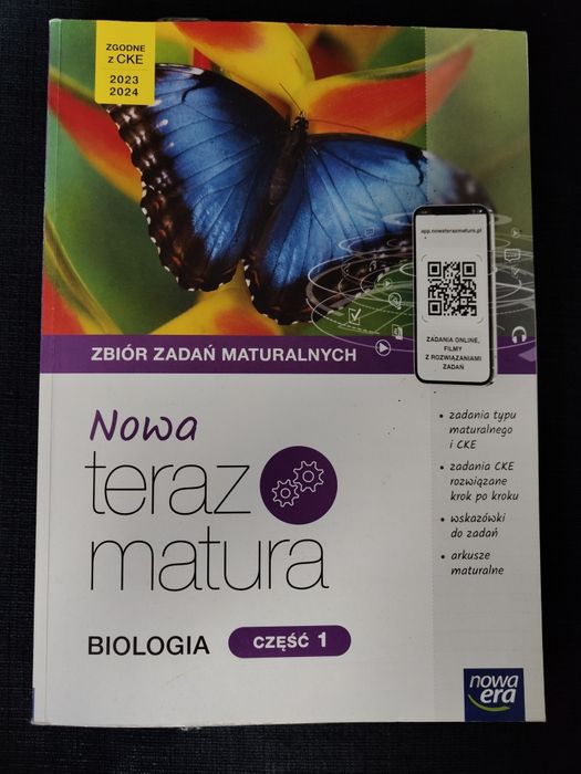 Zbiór zadań maturalnych nowa teraz matura biologia cz. 1