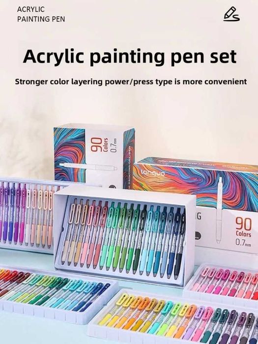 Акрилові ручки Languo 90 шт.