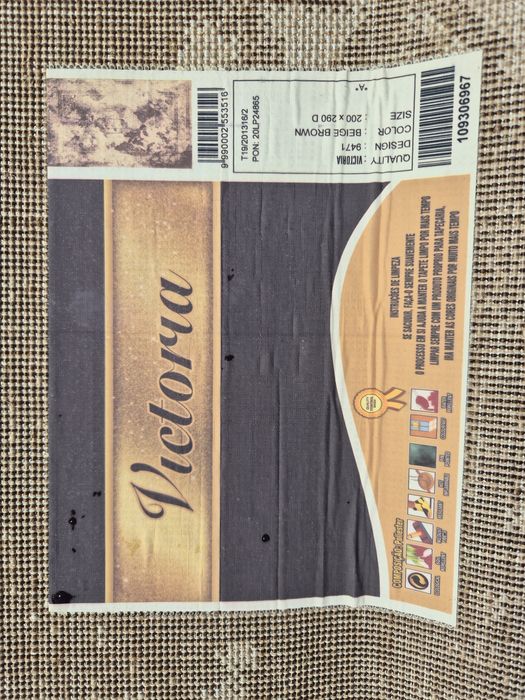 Tapete azul 200×290