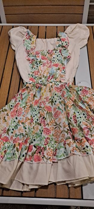 Vestido de camponesa 7-8 anos