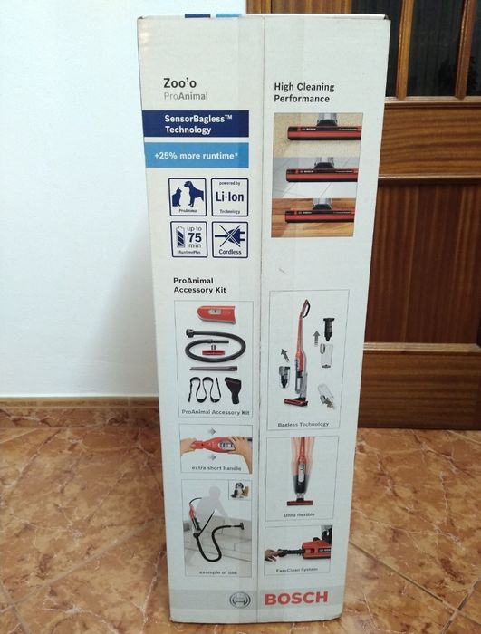 Acessórios para aspirador vertical Bosch casa quarto apartamento.