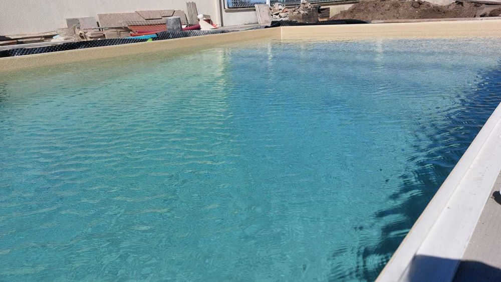 colocação de tela armada e Liner de alta resistência para piscinas