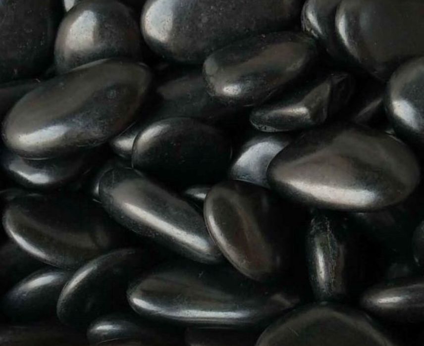 OTOCZAK POLEROWANY Czarny Kamień Poler Otoczak Kamień Ozdobny akwarium