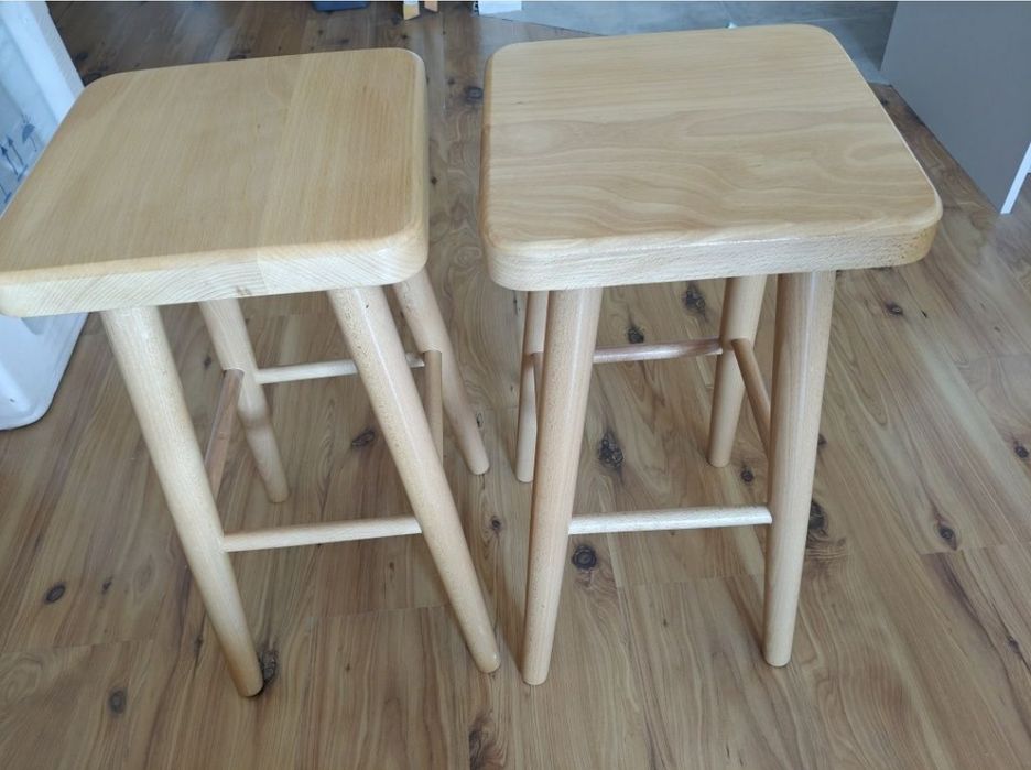 Hoker / Taboret drewniany