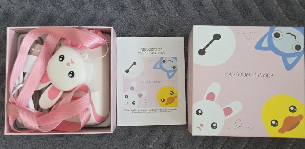 Дитяча камера Cartoon Camera Rabbit рожева FullHD