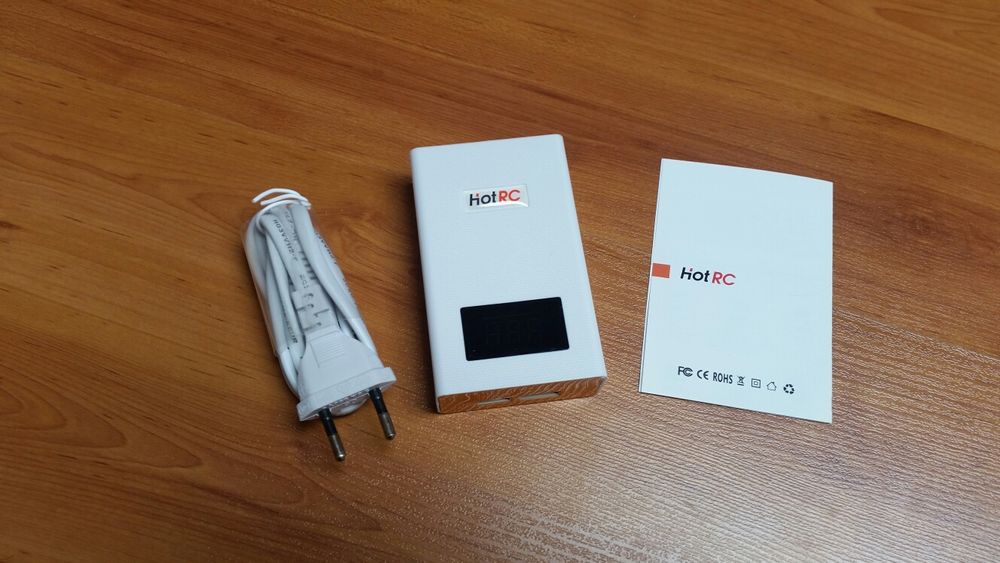 Carregador balanceador HotRC A400 Li-po Li-ion 3S 4S com display