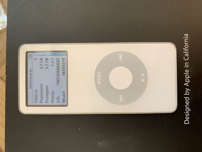 Apple iPod Nano 1 generacji 4gb a1137 unikat kolekcjonerski