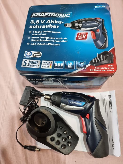 Wkrętak akumulatorowy KRAFTRONIC KT-AS 3,6 Li einhell
