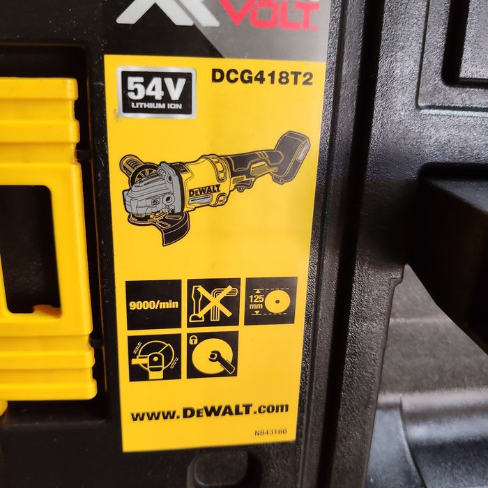 Szlifierka DeWalt dcg 418  fkexvolt 54v 6 ah