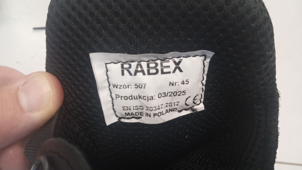 Wysokie buty taktyczne RABEX  rozmiar 45