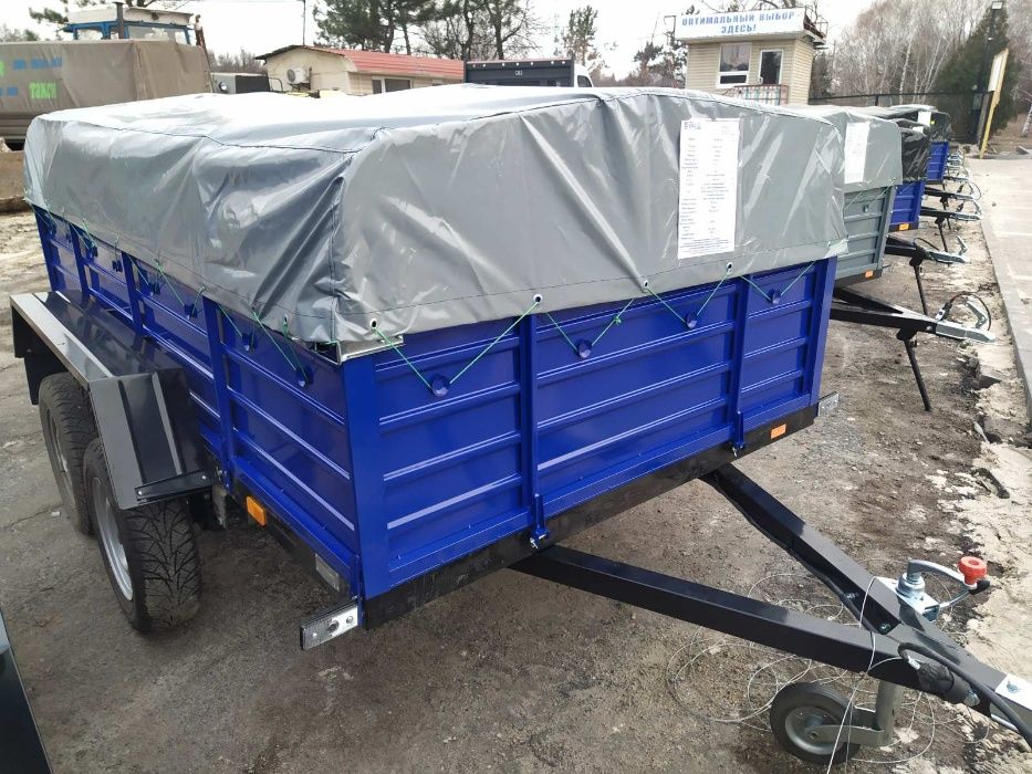 Купить крепкий одноосный прицеп Кремень+ КРД