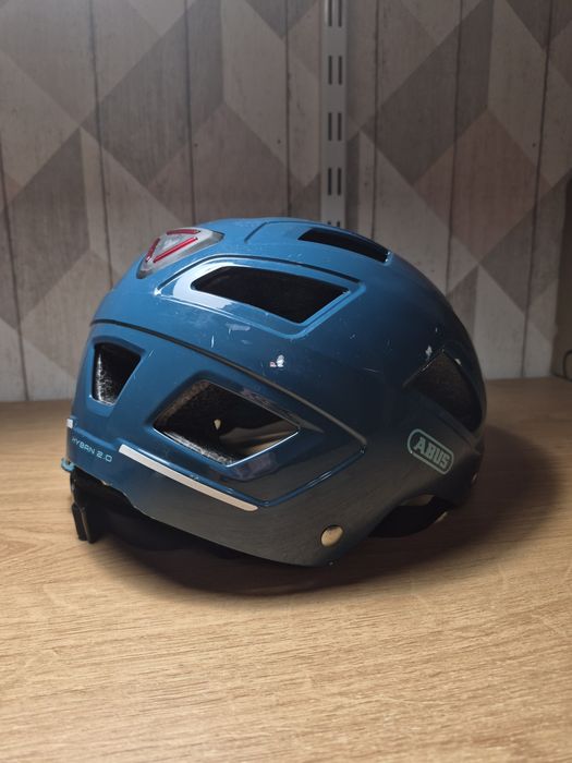 Шолом ABUS Hyban 2.0 (синій, жовтий) оригінал велосипедний