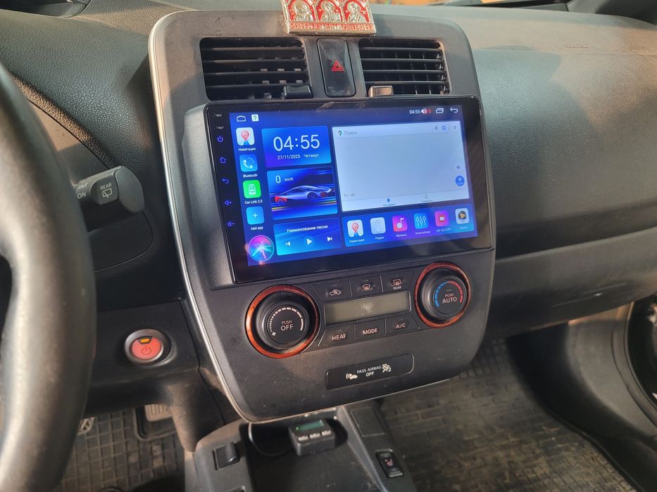 Штатная магнитола для Nissan Leaf , CarPlay 8м ядер Qled